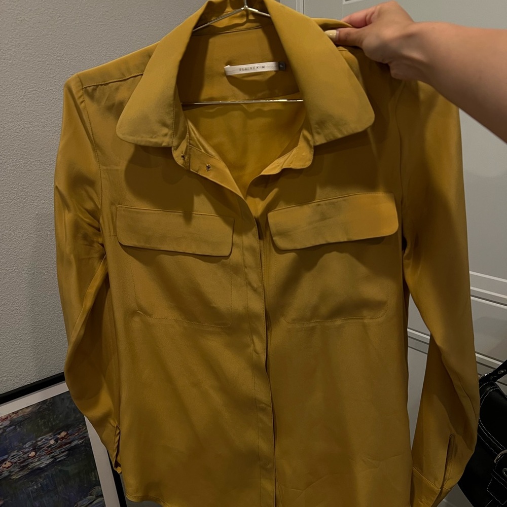 Elaine Kim Silk charmeuse shirt